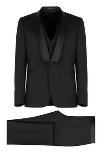 Three-piece wool suit